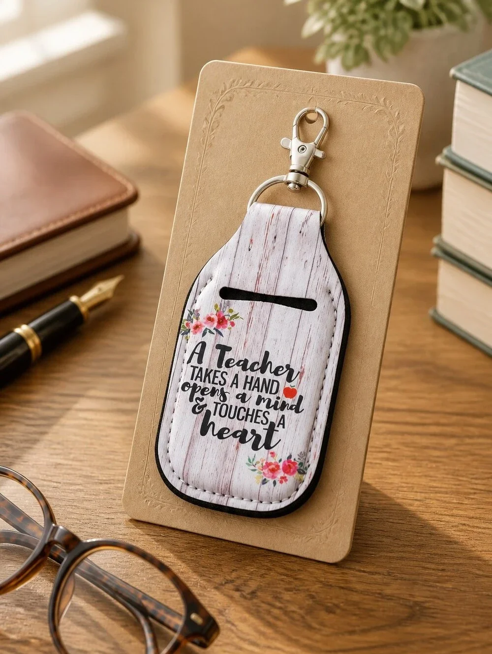 Travel Size Hand Sanitizer/ Keychain Holder New